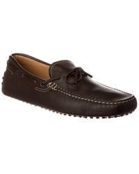 Tod's - Tods Gommino Leather Loafer - Lyst