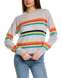SCOTT & SCOTT LONDON - Pippa Stripe Wool & Cashmere-blend Sweater - Lyst
