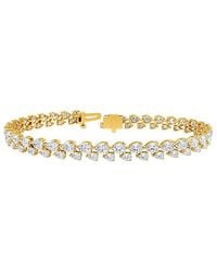 Lab Grown Diamonds - 14K 6.00 Ct. Tw. Lab-Grown Diamond Tennis Bracelet - Lyst