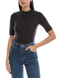 Rag & Bone - Lea Mock Neck Shirt - Lyst