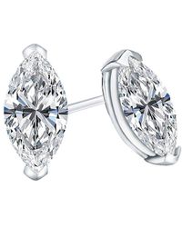 Lab Grown Diamonds - 14K 4.00 Ct. Tw. Lab-Grown Diamond Earrings - Lyst