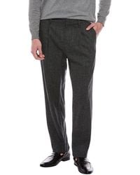 Rag & Bone - Evan Wool & Linen-Blend Pleated Trouser - Lyst
