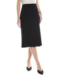 Theory - Wool & Cashmere-blend Wrap Skirt - Lyst