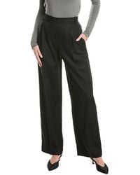 Vince - Straight Leg Linen-Blend Pant - Lyst