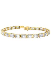 Lab Grown Diamonds - 14K 12.00 Ct. Tw. Lab-Grown Diamond Tennis Bracelet - Lyst