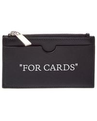 Off-White c/o Virgil Abloh - Quote Bookish Zipped Card Case - Lyst