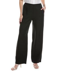 Theory - Straight Linen Pull-on Pant - Lyst