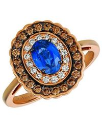 Le Vian - Blueberry Sapphire 14K Rose 1.45 Ct. Tw. Diamond & Sapphire Ring - Lyst