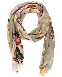 Saachi - Multicolor Scattered Butterfly Scarf - Lyst