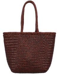 Dragon Diffusion - Grace Basket Small Leather Top Handle Bag - Lyst
