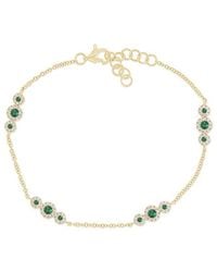 Sabrina Designs - 14K 0.71 Ct. Tw. Diamond Station Bracelet - Lyst
