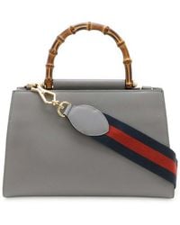 Gucci - Grey Others Bamboo Handbag 2way (authentic Pre-loved) - Lyst