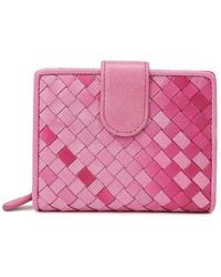 Tiffany & Fred Paris - Woven Leather Wallet - Lyst