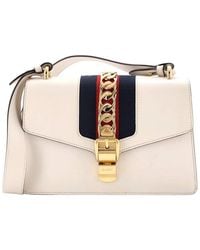 Gucci - Leather Sylvie Shoulder Bag Small (Authentic Pre-Loved) - Lyst