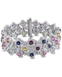Diamond Select Cuts - 14K 18.23 Ct. Tw. Diamond & Gemstone Bracelet - Lyst