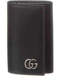 Gucci - GG Marmont Leather Key Case - Lyst