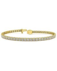 Lab Grown Diamonds - 14K 5.55 Ct. Tw. Lab-Grown Diamond Tennis Bracelet - Lyst