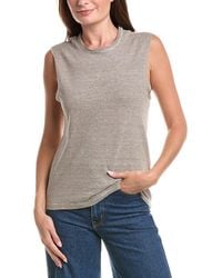 Officine Generale - Officine Generale Linen-Blend Tank Top - Lyst