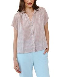Bella Dahl - Shirred Shirt - Lyst