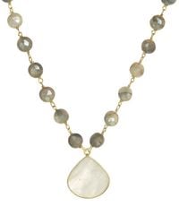 Rachel Reinhardt Jewelry - Over Gemstone Pendant Necklace - Lyst