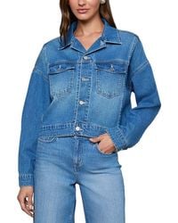 L'Agence - Vianney Hi-Lo Crop Jacket - Lyst