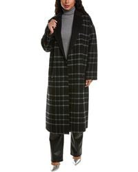 Rag & Bone - Thea Plaid Wool Coat - Lyst