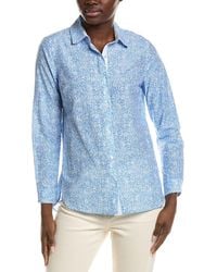 J.McLaughlin - Britt Silk-Blend Blouse - Lyst