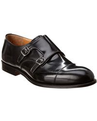 Church's Detroit Monk Strap Leather Shoe - Black
