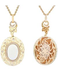 Diana M. Jewels - Fine Jewelry 18k Rose Gold 1.00 Ct. Tw. Diamond Necklace - Lyst