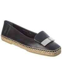 Sergio Rossi - Sr1 Leather Espadrille - Lyst