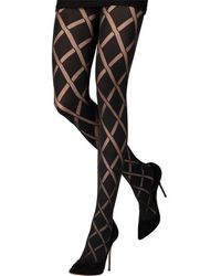 Emilio Cavallini - Framed Diamonds Tights - Lyst