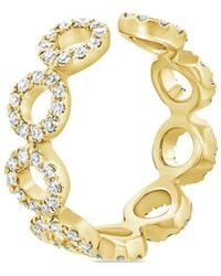 Diana M. Jewels - Fine Jewelry 14k 0.12 Ct. Tw. Diamond Cuff Earrings - Lyst