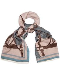 Saachi - Equestrian Reversible Scarf - Lyst