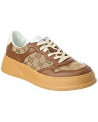 Gucci - Gg Canvas Low-Top Trainers - Lyst
