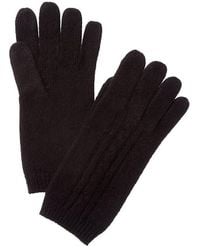 Phenix - Placed Cable Touch Tech Cashmere Gloves - Lyst