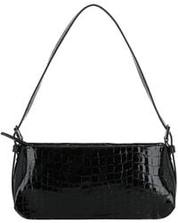 BY FAR - Dulce Croc-Embossed Leather Shoulder Bag - Lyst
