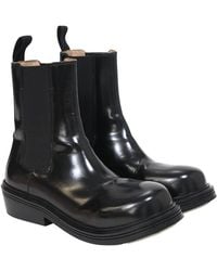 Bottega Veneta - Leather Brushed Chelsea Boot (authentic Pre-loved) - Lyst