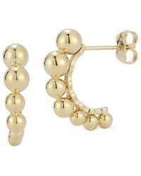 Ember Fine Jewelry - 14k Graduated Bubble Huggie Earrings - Lyst