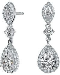 Genevive Jewelry - Silver Earrings - Lyst