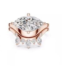 Lab Grown Diamonds - 14K Rose 2.85 Ct. Tw. Lab-Grown Diamond Ring - Lyst