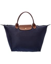 Longchamp - Le Pliage Original Medium Canvas Short Handle Handbag - Lyst