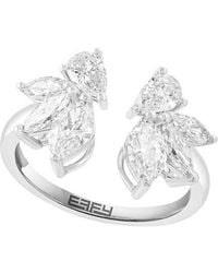 Effy Fine Jewelry - 14K 0.75 Ct. Tw. Lab-Grown Diamond & Emerald Ring - Lyst
