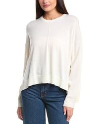 Jonathan Simkhai - Oakland Cape Crewneck Wool Sweater - Lyst