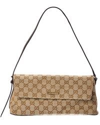 Gucci - Madison Medium Gg Canvas & Leather Shoulder Bag - Lyst