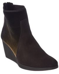 Arche - Vitage Suede Wedge Bootie - Lyst
