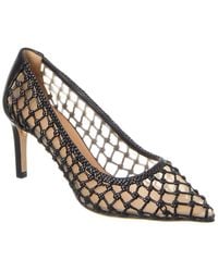 Ferragamo - Ilary N70 Mesh & Leather Pump - Lyst