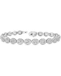 Lab Grown Diamonds - 14K 6.51 Ct. Tw. Lab-Grown Diamond Tennis Bracelet - Lyst