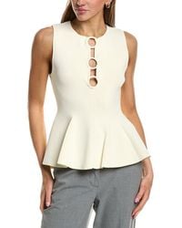 Endless Rose - Ring Detailed Flare Knit Top - Lyst
