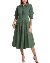 Jonathan Simkhai - Jazz Pintuck Midi Dress - Lyst