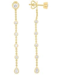 Effy Fine Jewelry - 14K 0.96 Ct. Tw. Diamond Earrings - Lyst